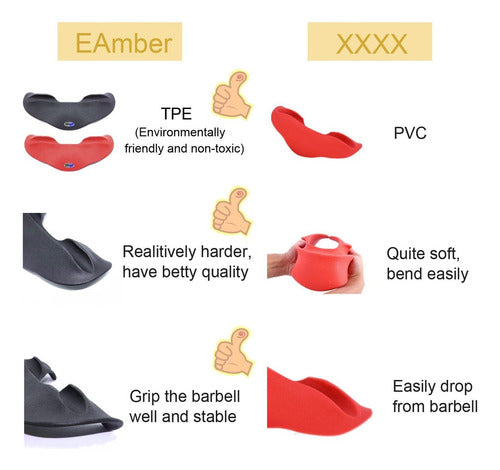 Eamber Almohadilla Para Sentadillas Para Barra De Hombro, A. 2