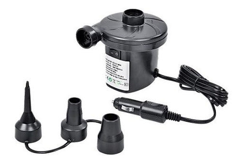 12V Air Pump Inflator and Deflator with 3 Nozzles 2