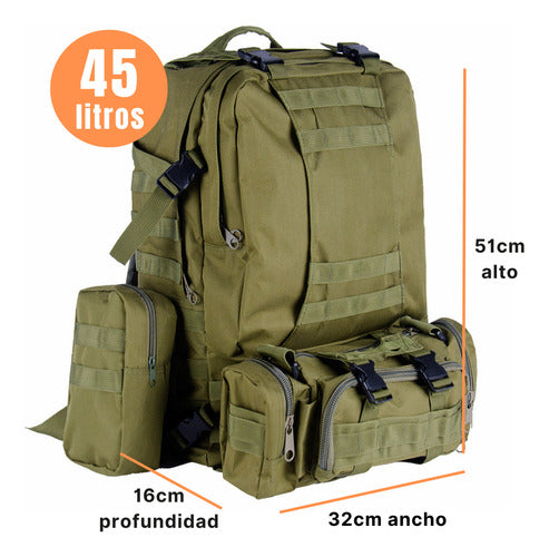 Eagle Claw Military Tactical Backpack 40 Liters 2