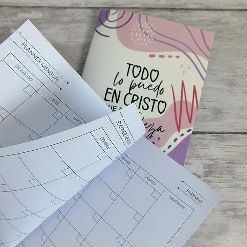 Planner Mensual Cristiano Pack X 20 Perpetuo 0