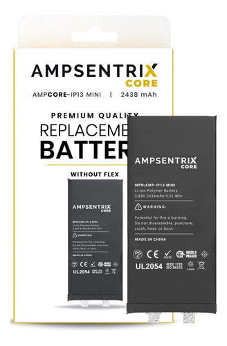 Ampsentrix Core Battery for iPhone 13 Mini Without Flex Tag On 0