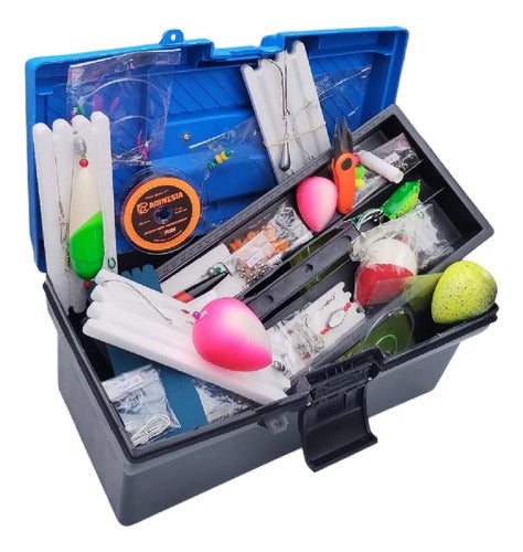 Red Fish Complete Fishing Tackle Box Set 2