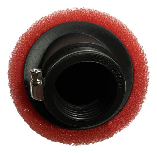 MOTOSHOP Filtro De Aire Curvo 35 36 Mm 110cc Rojo 1