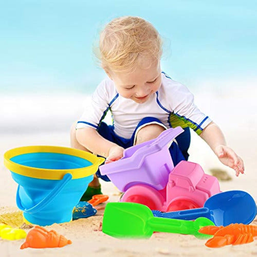 Amor Present Beach Toys Set of 31 Pieces, Bucket 4