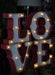 LED Lighted Metal Sign Love 40x35x5 Cm 1