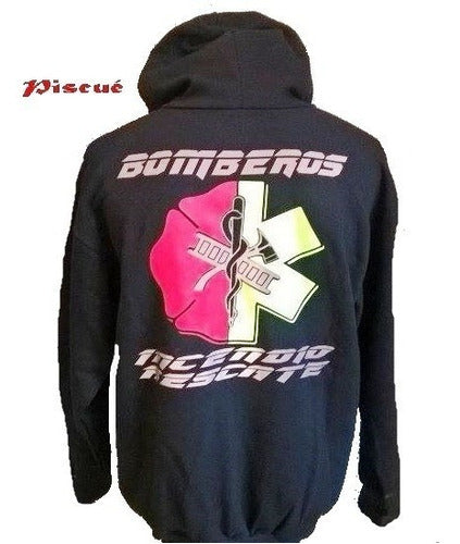 Blue Cotton Printed Jacket 1 - Firefighters - 1