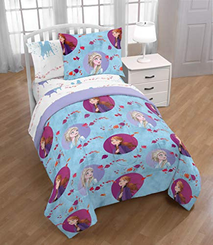 Jay Franco Disney Frozen 2 Sister Dot Complete Bedspread, Blue 1