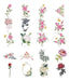100 Embroidery Machine Matrices for Roses / Flowers 0