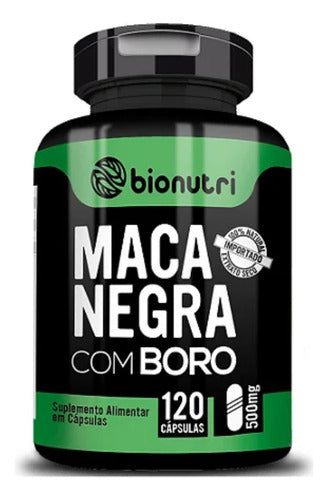 Bionutri Maca Negra Com Boro - Vitality, Energy, Immunity, Muscle Support, Testosterone, Fertility 0