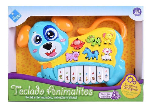 El Duende Azul Piano Musical Animalito Con Luces Sonido 1