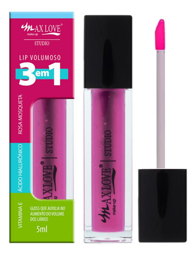 Lip Gloss Volumoso 3 Em 1 Cor 308 Max Love 1