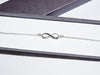 925 Silver Bracelet with Infinity Pendant and Lobster Clasp 0