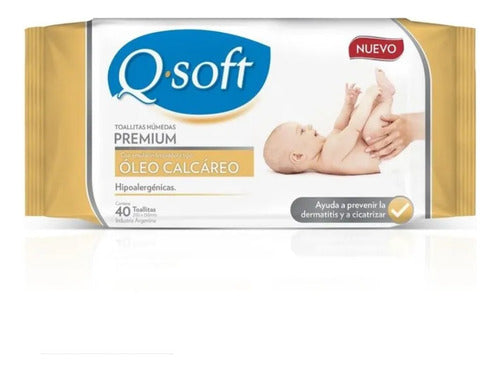 Qsoft Toallitas Humedas Oleo Calcareo + Duffy Pañal Xg 18u 1