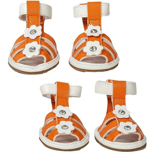 Pet Life PVC Waterproof Supportive Buckle Sandals Shoes 0