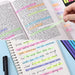 Mr. Pen Transparent Highlighter Tape and Sticky Note Set 7