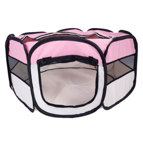 600D Oxford Portable 8 Panel Safe Puppy Protection Playpen 0