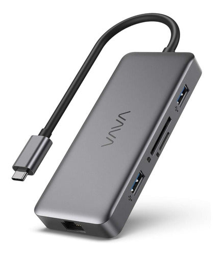 Vava USB C Hub 8 in 1 with 4K HDMI, SD/TF Reader and Ethernet 0