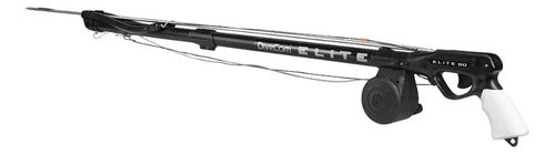 Arbalete Divecom 90cm Elite Preto Com Molinete Para Pesca 3