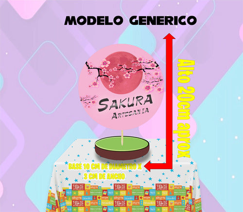 Sakura Artesania Intensamente2 Centro De Mesa Pack X9 Decoración 3