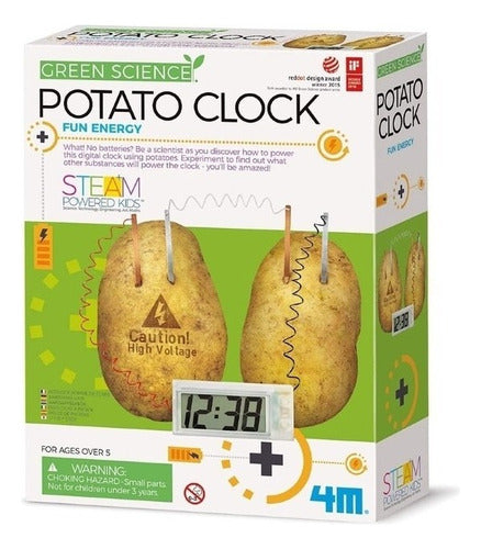 4M Potato Clock Science Kit Renewable Energy Jeg FM275 1