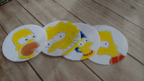 PIPI TECH Simpsons Coasters X4 3D Design 1