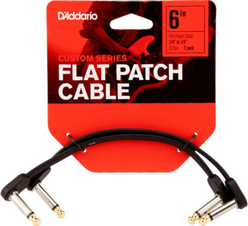 Planet Waves Flat Patch Cable Interpedal De 15cm - Pack X2 0