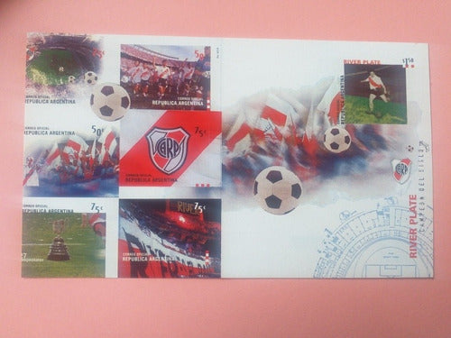 Rare 1999 River Plate Collection Booklet with Double Variety 1