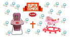 Combo Folding Baby High Chair + Walker with Sounds 3