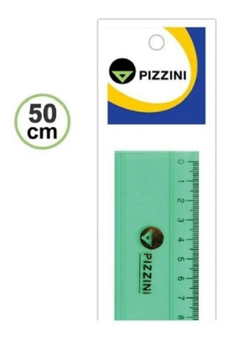 Pizzini Study Ruler 50cm Per Unit 1