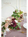 Ling's Moment Portavelas Hoop Wreath Floral Centerpieces 1