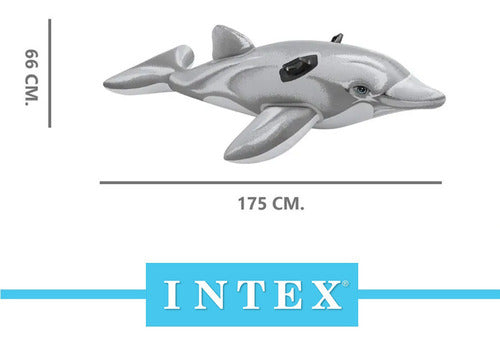 Intex Inflatable Pool Mattress Dolphin 1