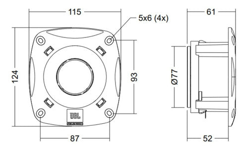 Tweeter JBL Selenium ST200 Bala Nuevo x 2 U + Capa 2