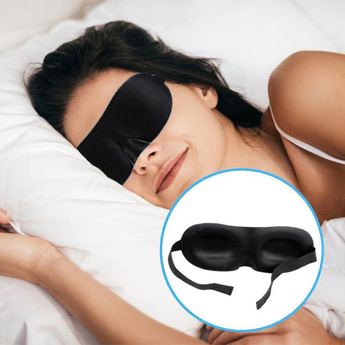 Eleventech Adjustable Elastic Sleep Mask Eye Cover Foam 1