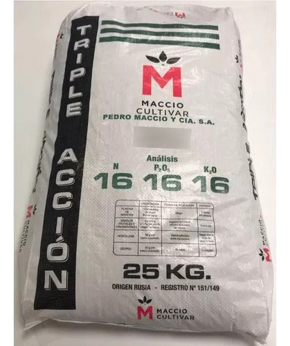 Macio Fertilizer / Npk 16 Triple Action (3 Kg) Organic 1