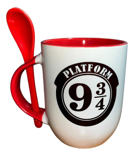 Harry Potter Mug 9 3|4 with Spoon 0