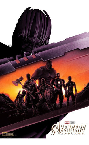 Avengers Endgame Movie Posters Vinyl Canvas 100x70 cm 6