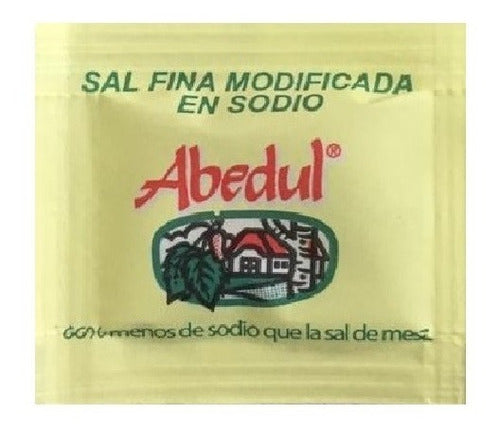 Abedul Fine Salt Modified Low Sodium Box 400 Individual Packets 1