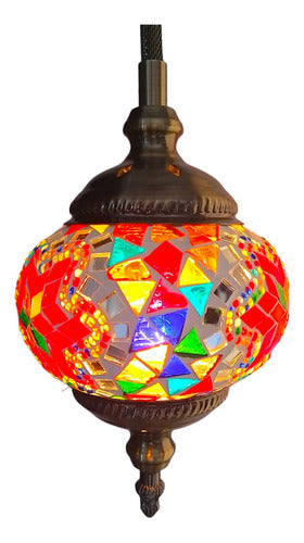 Wayra Pacha Moroccan Hindu Arabic Hanging Lamp 55cm 0