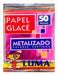 Luma Metallic Glace Paper Pack 10x10 Cm Pack of 50 0