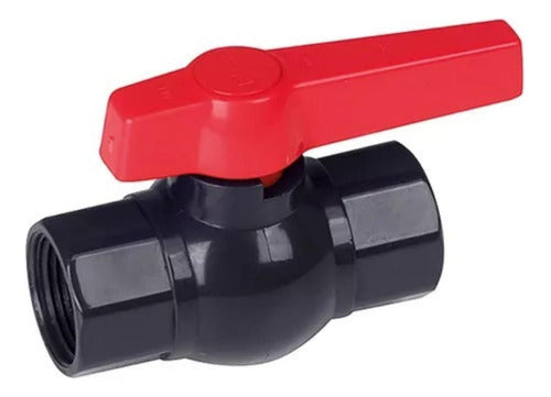 PVC Water Irrigation 1 Inch Ball Valve Latyn Plast HH Thread 0