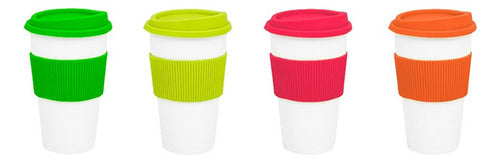 Tienda Fusion 10 Thermal Mug Starbuck Type 300 ml with Lid and Sleeve 0