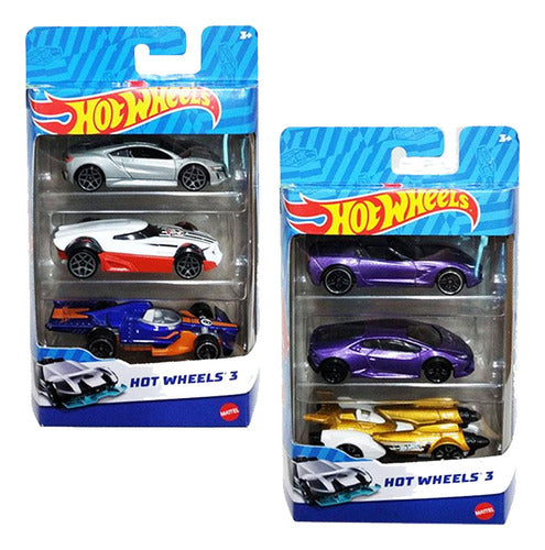 Mattel Hot Wheels Pack of 3 Original Vehicles 0