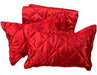 Quilted 2-Seat Satin Bedspread + 2 Filled Pillows 38