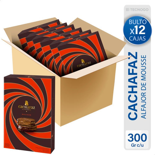 Cachafaz Chocolate Mousse Dulce De Leche Alfajor Box 0