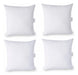 Lane Linen 4 Pack 18x18 Insertos De Almohada-almohadas Blanc 1