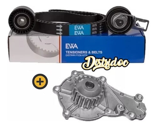 EWA-RMT Partner Distribution Kit + Water Pump for Berlingo 308 408 C4 1.6 HDi 4