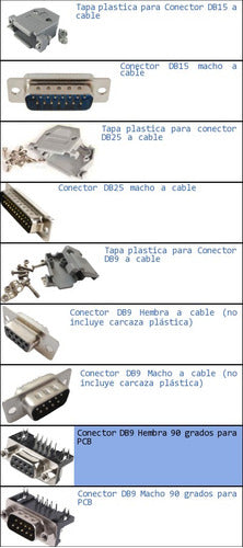 Abebashop Conector Db9 Hembra 90 Grados Para Pcb 1