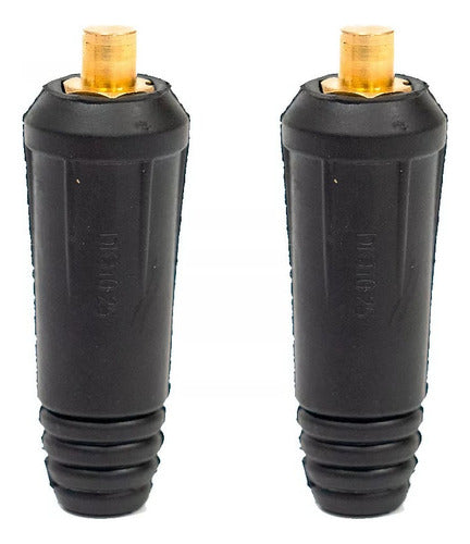 Generic Male Connector 9mm for Inverter Welder - Pack of 2 0