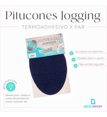 DT Pitucones Jogging Termoadhesivo Art 11226 Por Par 6