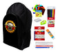 Tourcase Super Combo Backpack + Guns and Roses School Supplies #447 0